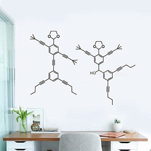 DIY Molecules Wall Stickers
